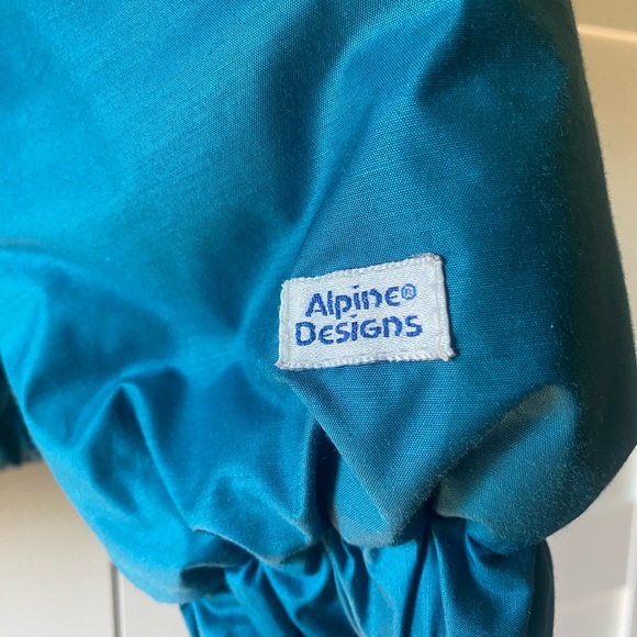 Vintage 90’s Alpine Design Neon Stripe Ski Jacket - Picture 5 of 8